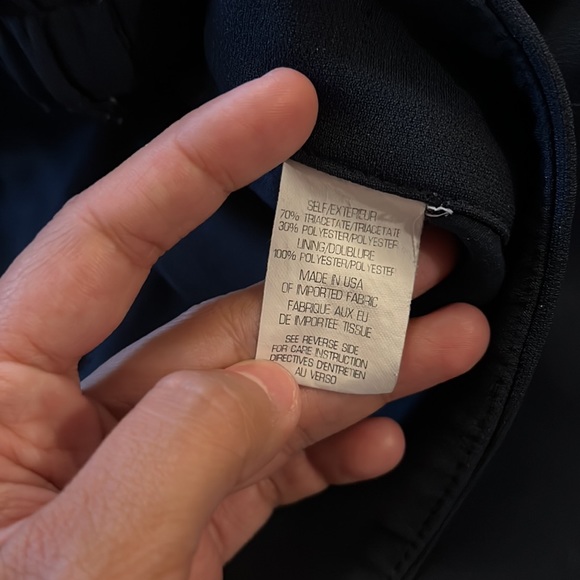 Theory Trousers Navy Blue - Picture 4 of 6